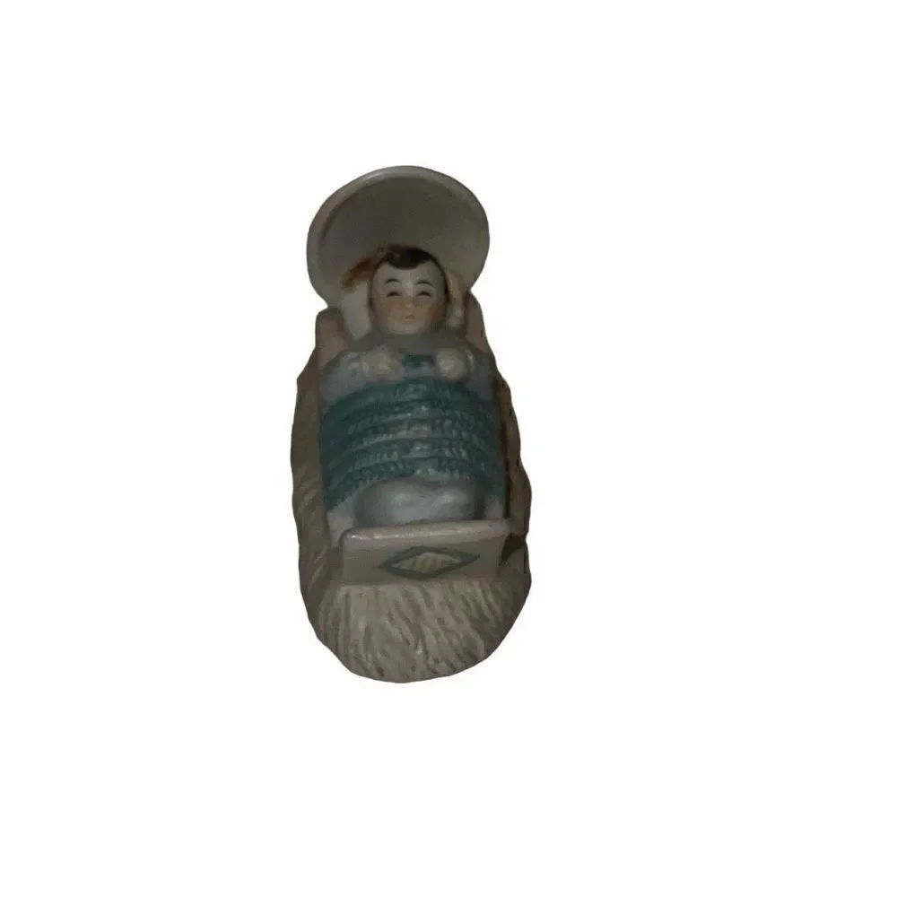 House of Lloyd Christmas Around the World Native American Baby Jesus Manger